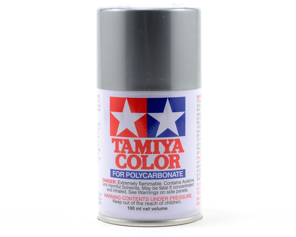 Tamiya Ps-12 Silver Lexan Spray Paint (100Ml) 1