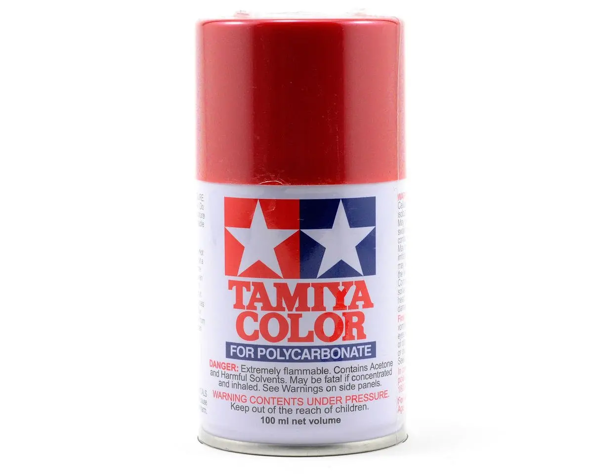 Tamiya Ps-15 Metallic Red Lexan Spray Paint (100Ml) 1
