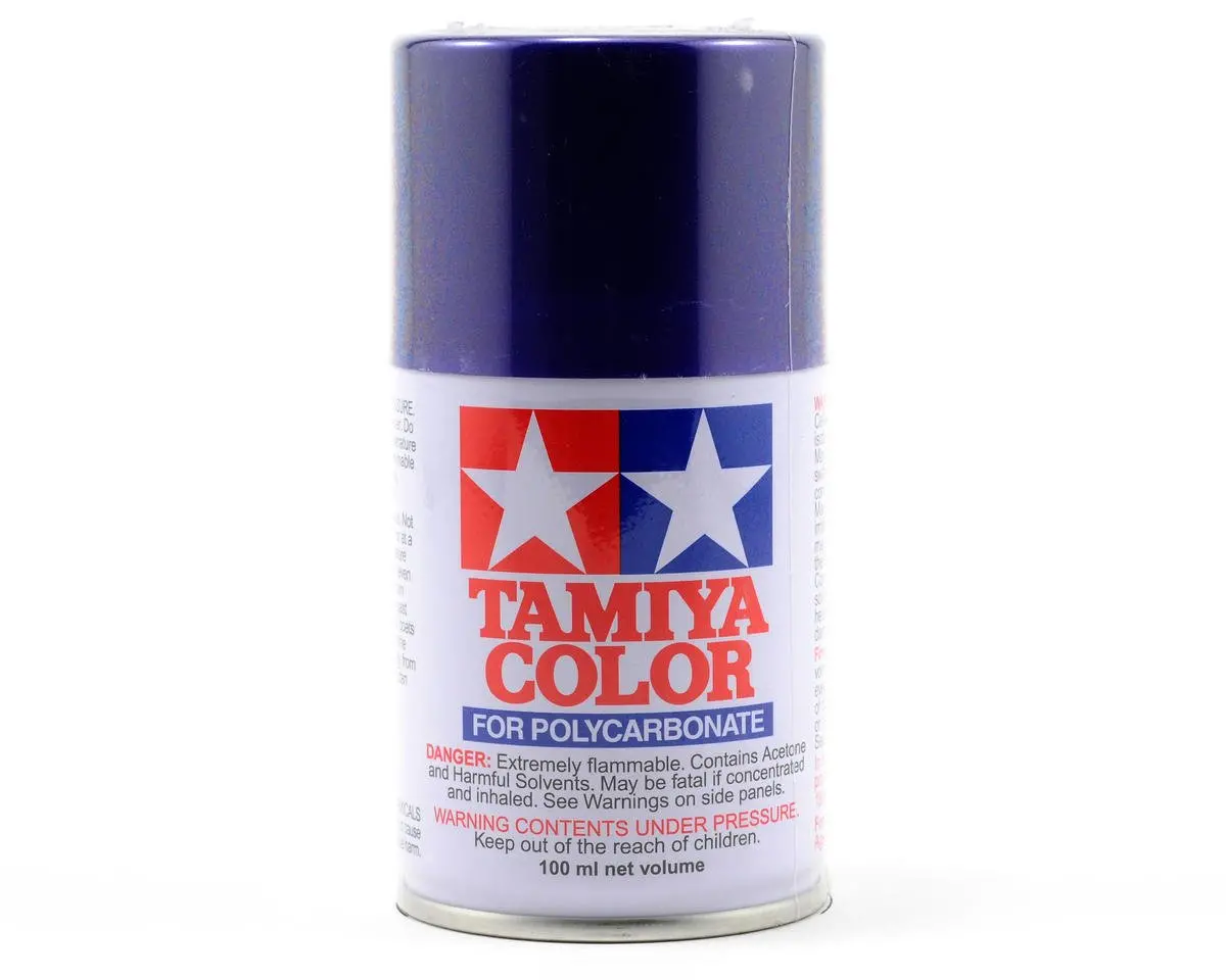 Tamiya Ps-18 Metallic Purple Lexan Spray Paint (100Ml) 1