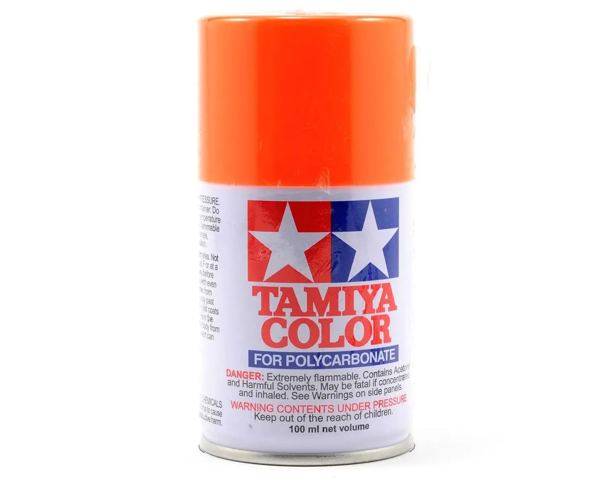 Tamiya Ps-24 Fluorescent Orange Lexan Spray Paint (100Ml) 1