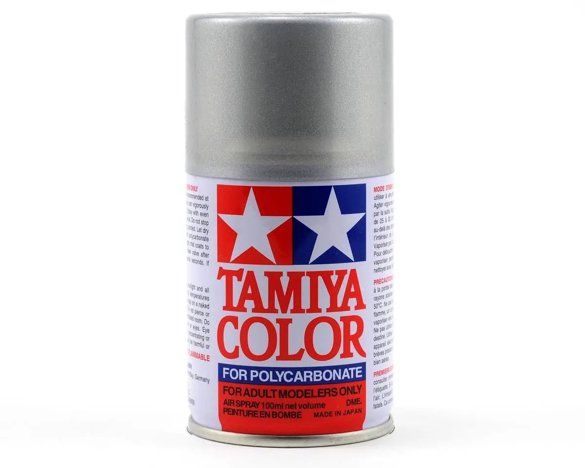Tamiya Ps-36 Translucent Silver Lexan Spray Paint (100Ml) 1