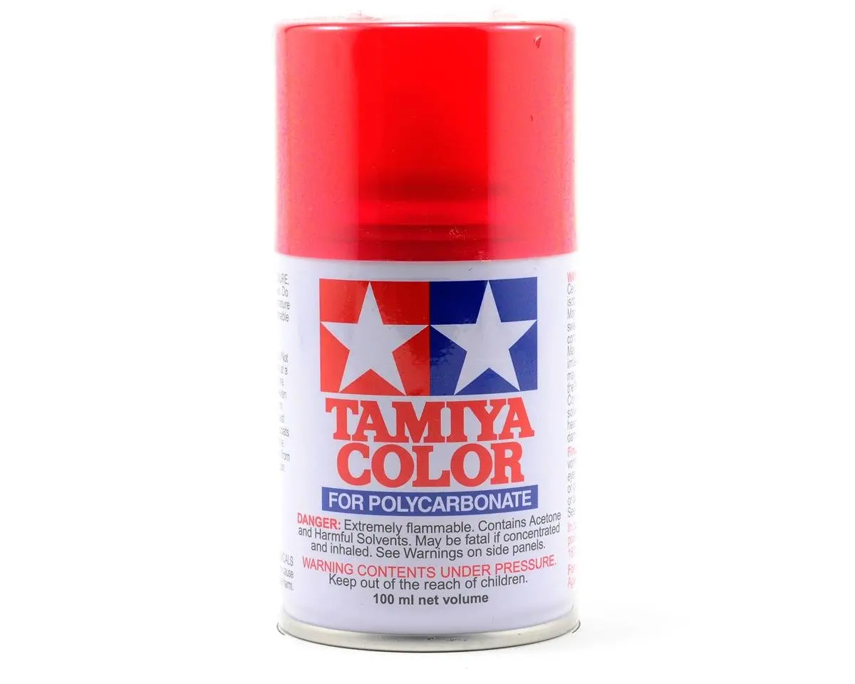 Tamiya Ps-37 Translucent Red Lexan Spray Paint (100Ml) 1