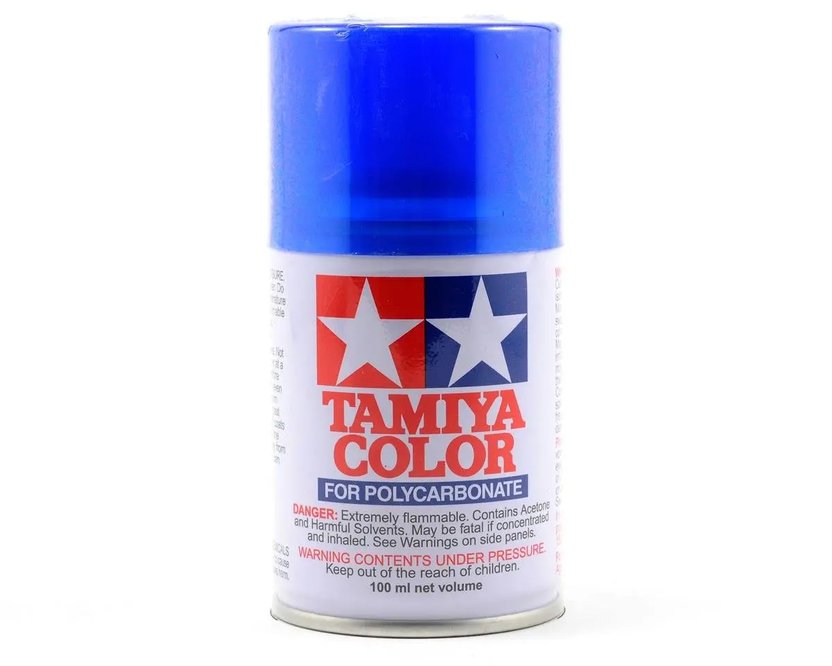 Tamiya Ps-38 Translucent Blue Lexan Spray Paint (100Ml) 1