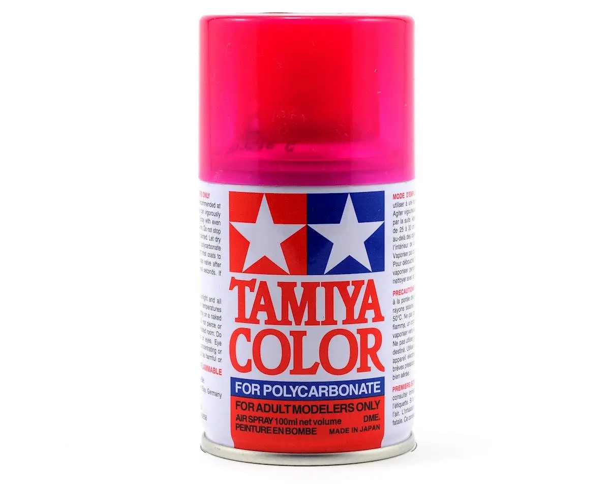 Tamiya Ps-40 Translucent Pink Lexan Spray Paint (100Ml) 1