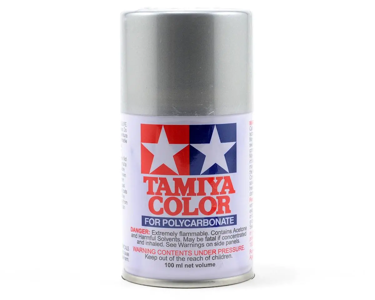 Tamiya Ps-41 Bright Silver Lexan Spray Paint (100Ml) 1
