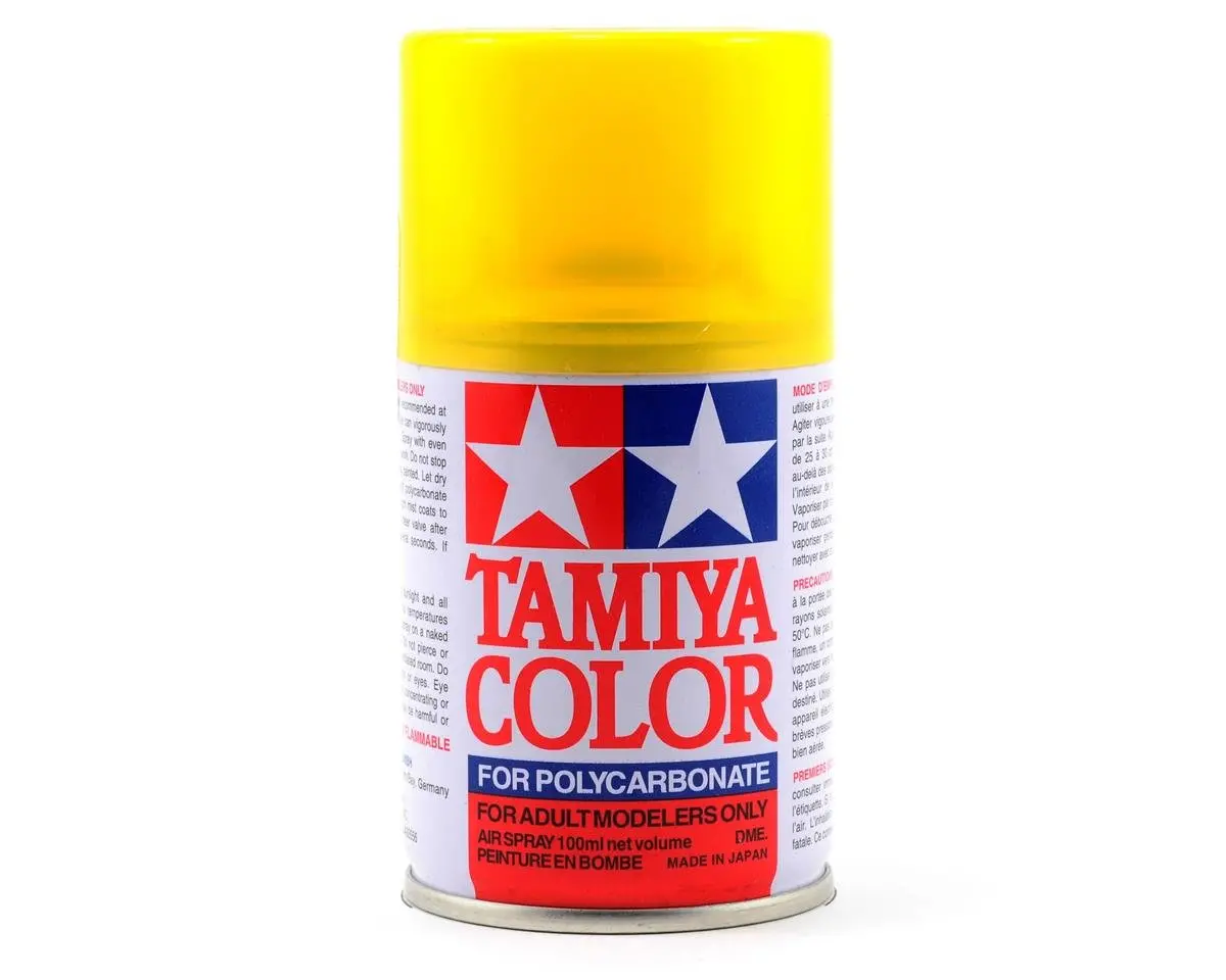 Tamiya Ps-42 Translucent Yellow Lexan Spray Paint (100Ml) 1