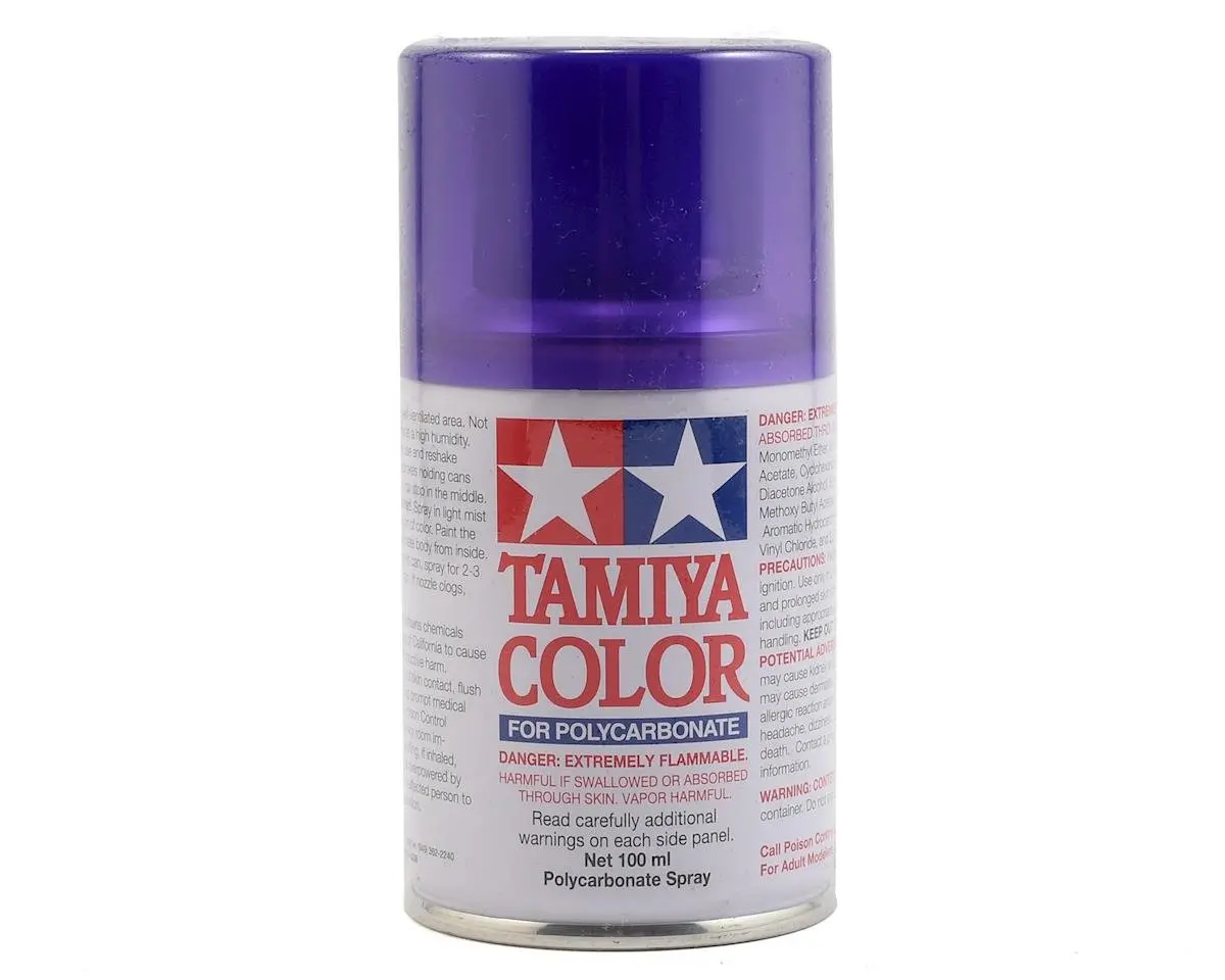Tamiya Ps-45 Translucent Purple Lexan Spray Paint (100Ml) 1