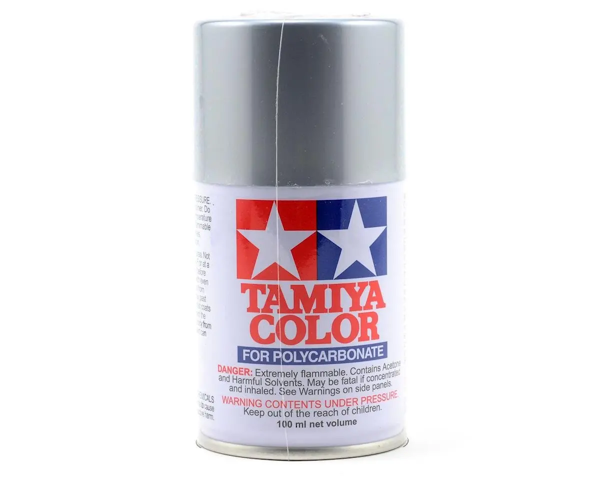 Tamiya Ps-48 Semi Gloss Silver Anodized Aluminum Lexan Spray Paint (100Ml) 1