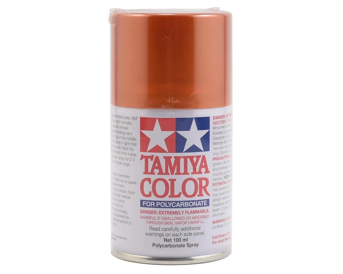 Tamiya Ps-61 Metallic Orange Lexan Spray Paint (100Ml) 1