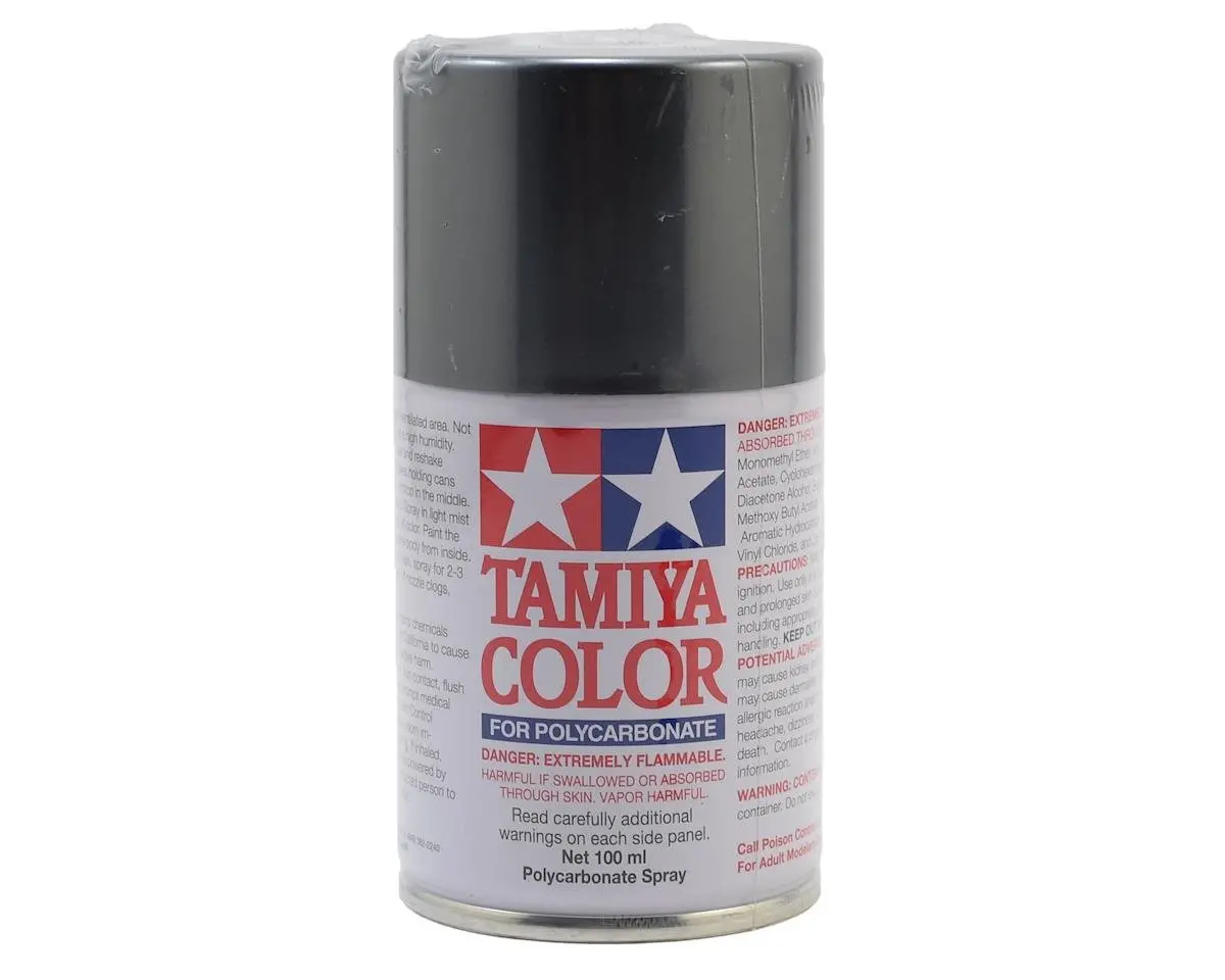 Tamiya Ps-63 Bright Gun Metal Lexan Spray Paint (100Ml) 1