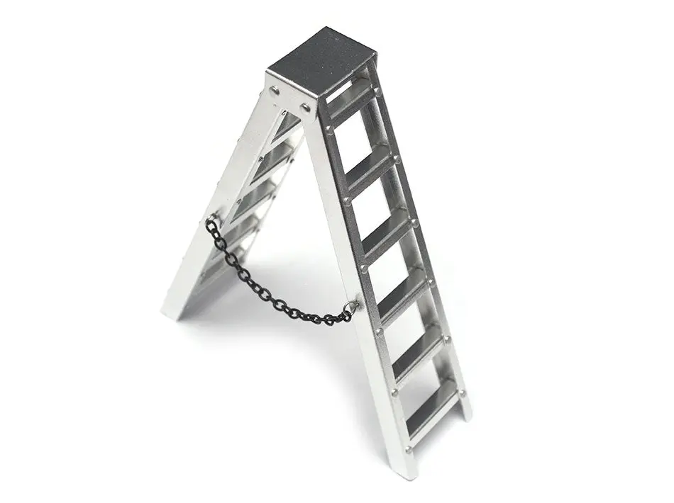 Team Raffee Co. Scale Accessories 4 Inch Aluminum Ladder 1 Pc 1