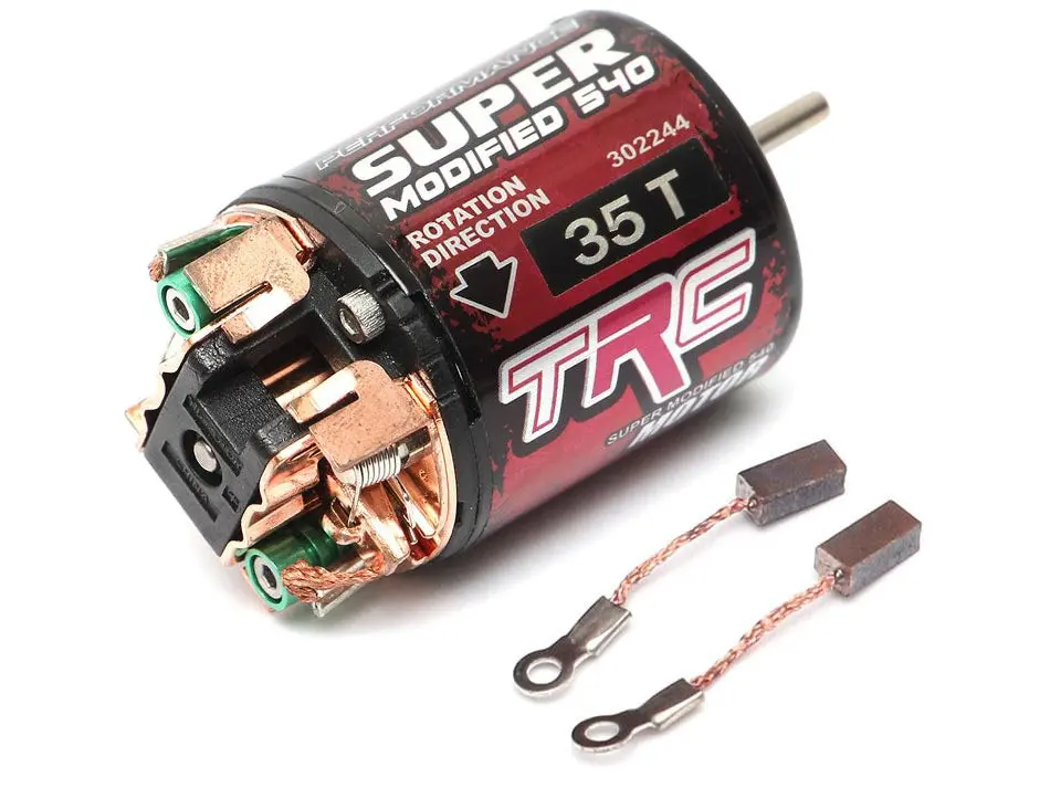 Team Raffee Co. Trc 540 Modified Brushed Motor 35T W/ Two Extra Brushes 1