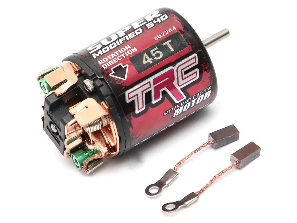 Team Raffee Co. Trc 540 Modified Brushed Motor 45T W/ Two Extra Brushes 1