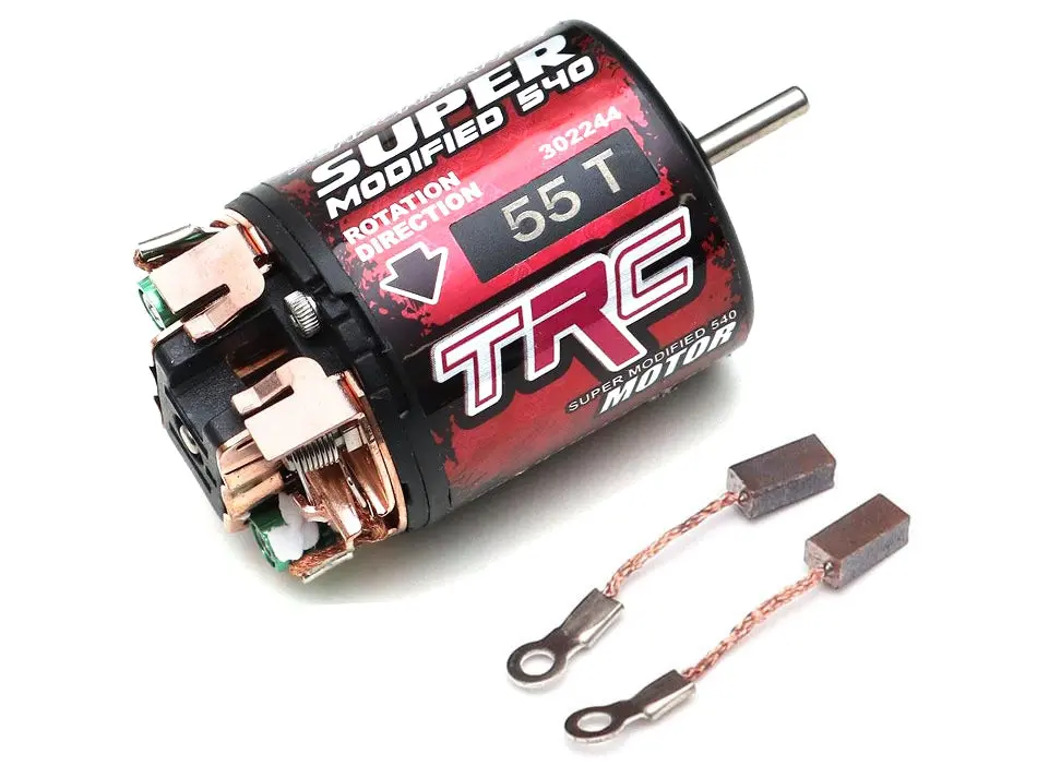 Team Raffee Co. Trc 540 Modified Brushed Motor 55T W/ Two Extra Brushes 1