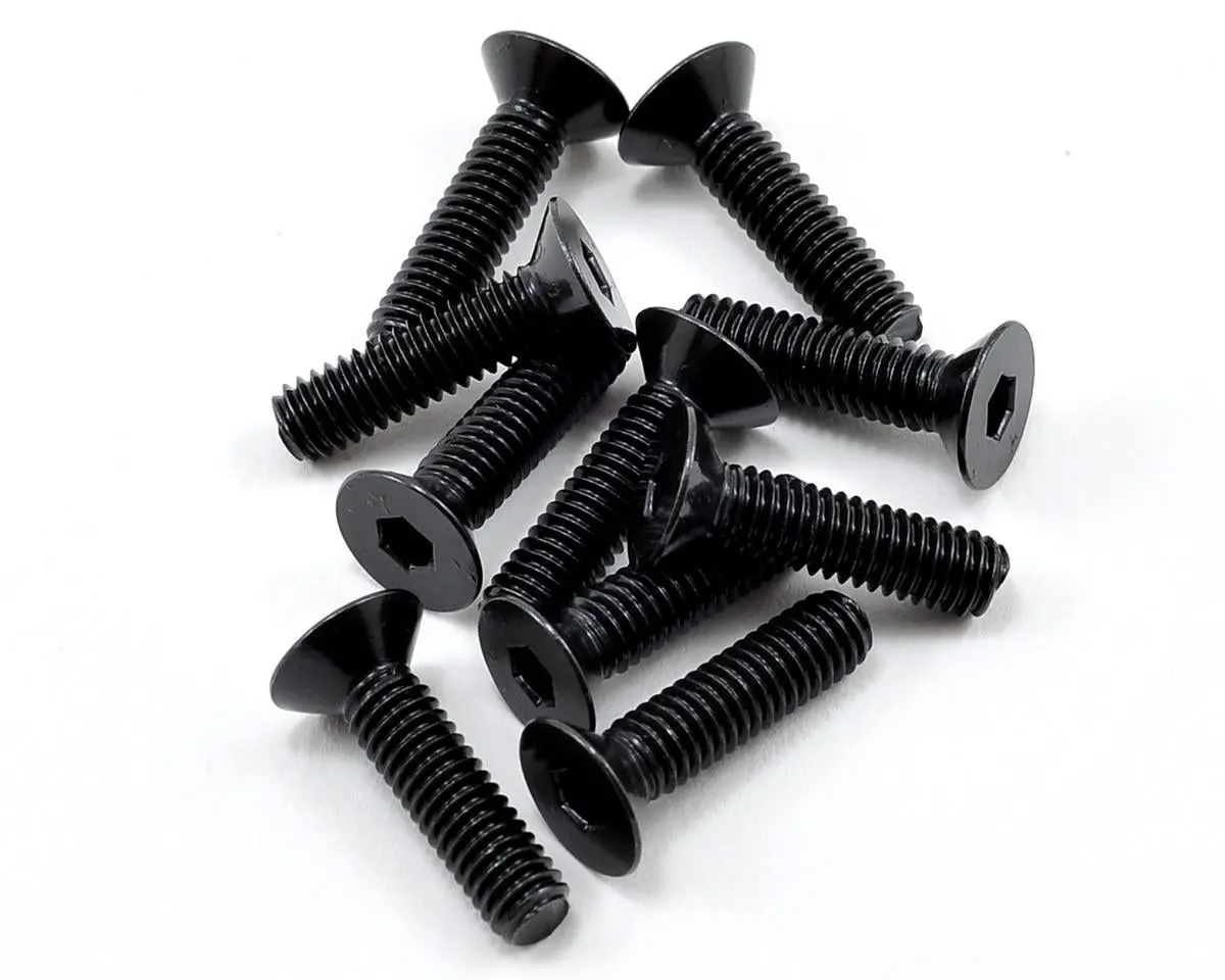 Tekno Rc 4X15mm Flat Head Screw (10) 1