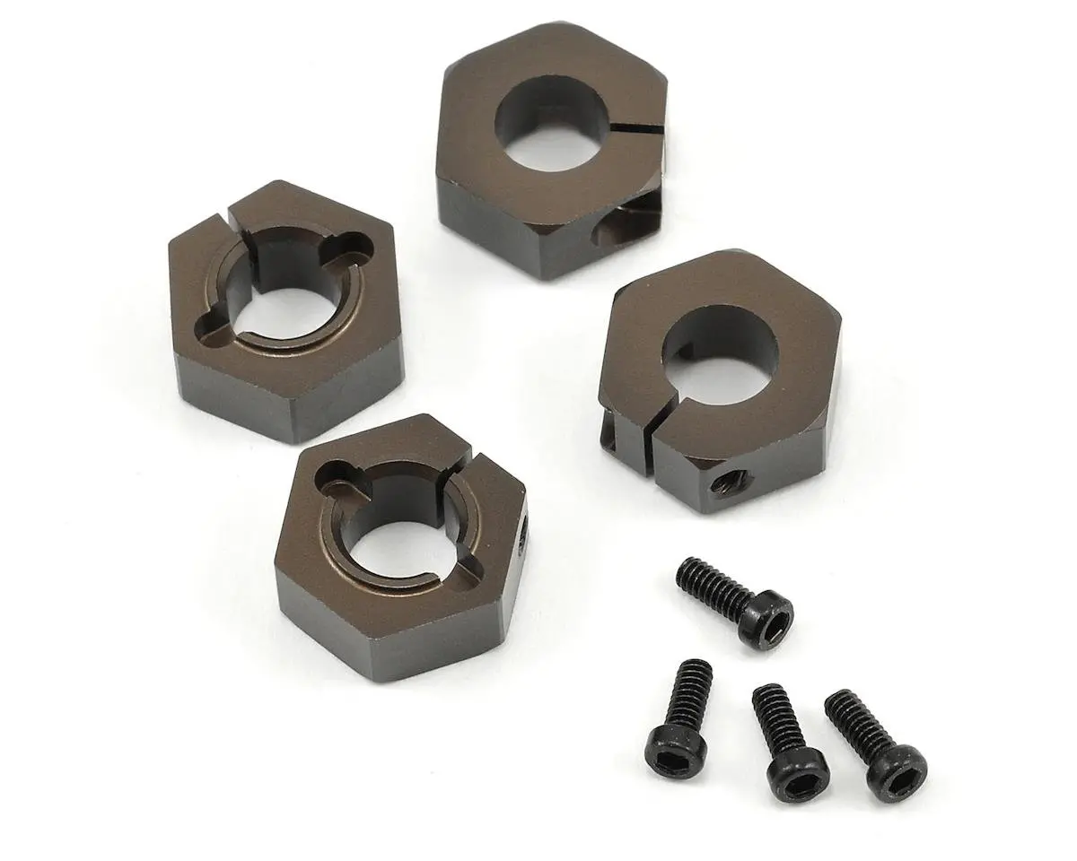 Tekno Rc 12Mm Aluminum M6 Driveshaft Hex Adapter Set (4) 1