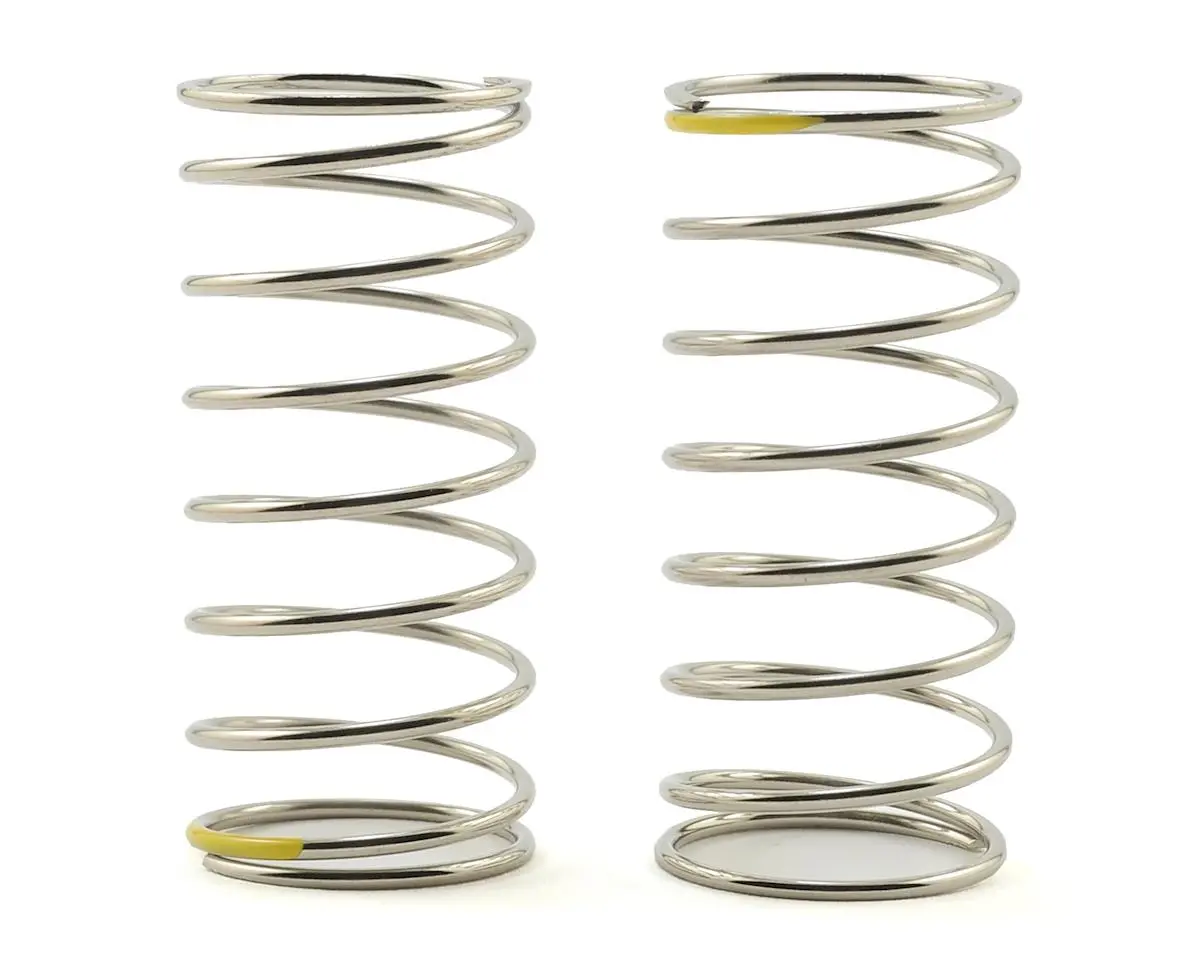 Tekno Rc 45Mm Front Shock Spring Set (Yellow - 3.41Lb/In) (1.3X8.5) 1