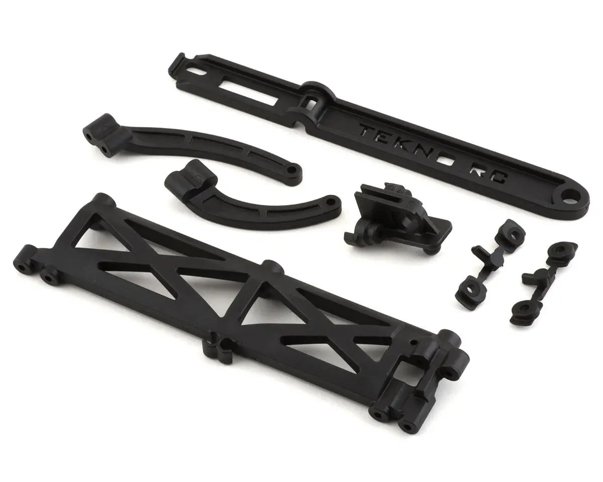 Tekno Rc Sct410sl Chassis Brace Set & Battery Strap 1