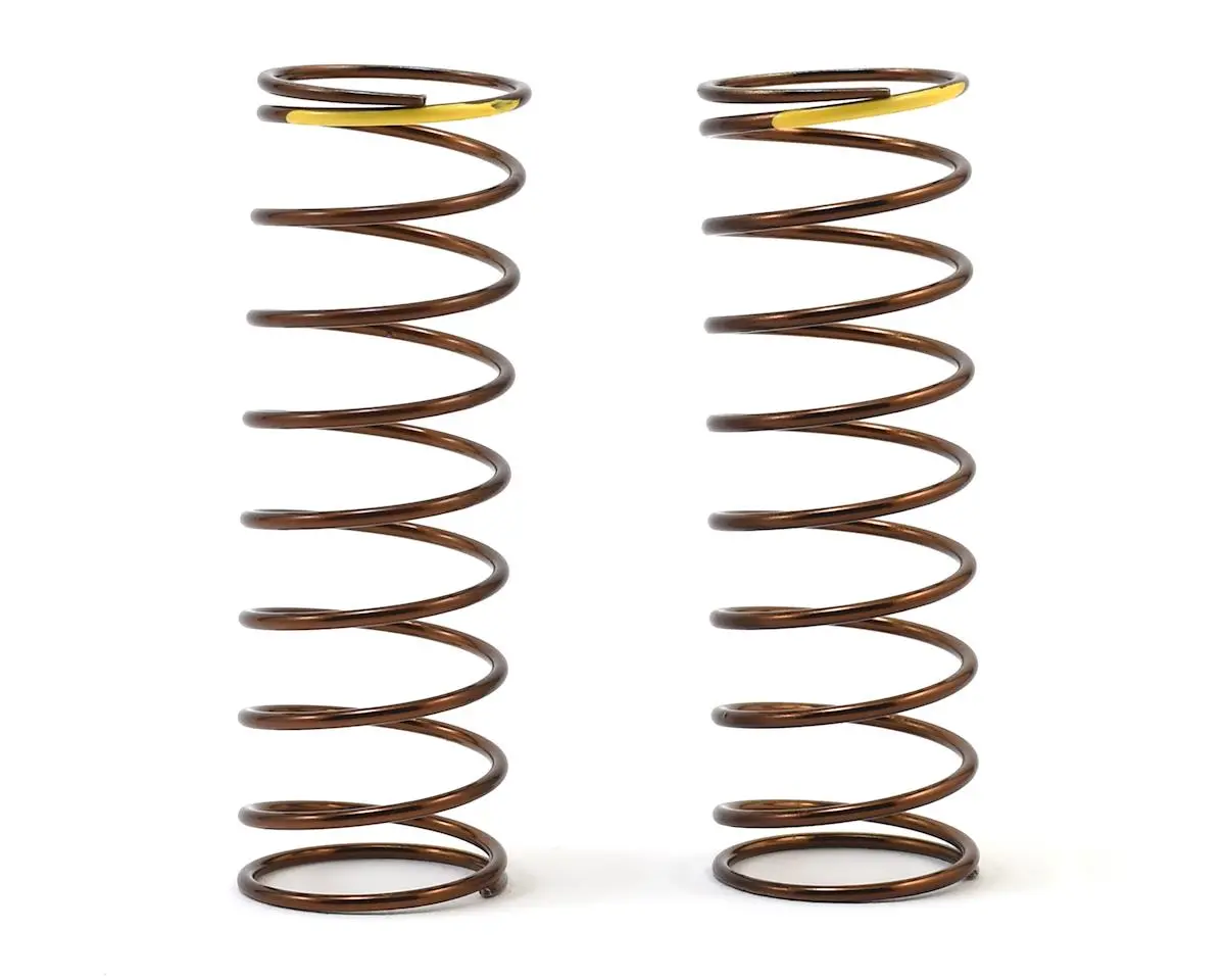 Tekno Rc 63Mm Rear Shock Spring Set (Yellow - 2.82Lb/In) (1.3X9.875) 1