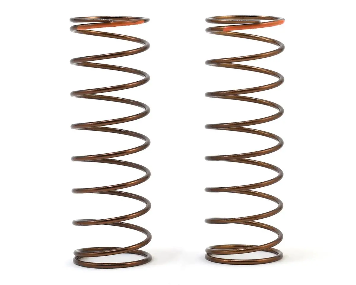 Tekno Rc 63Mm Rear Shock Spring Set (1.3X9.375) (Orange - 3.01Lb/In) 1