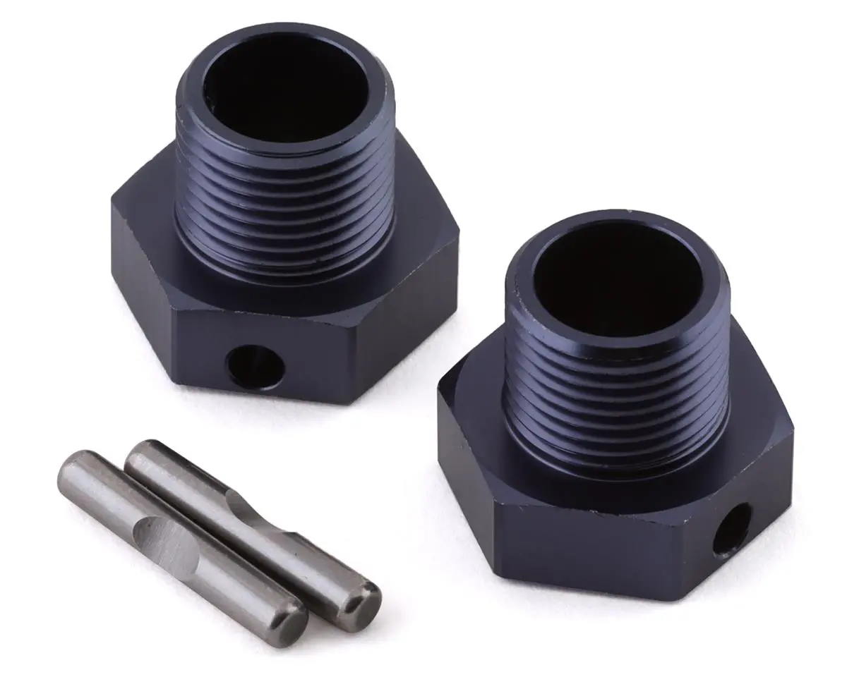 Tekno Rc Et48 2.0 Aluminum 17Mm Hex Wheel Hub Set (Gun Metal) (2) (+2Mm Offset) 1