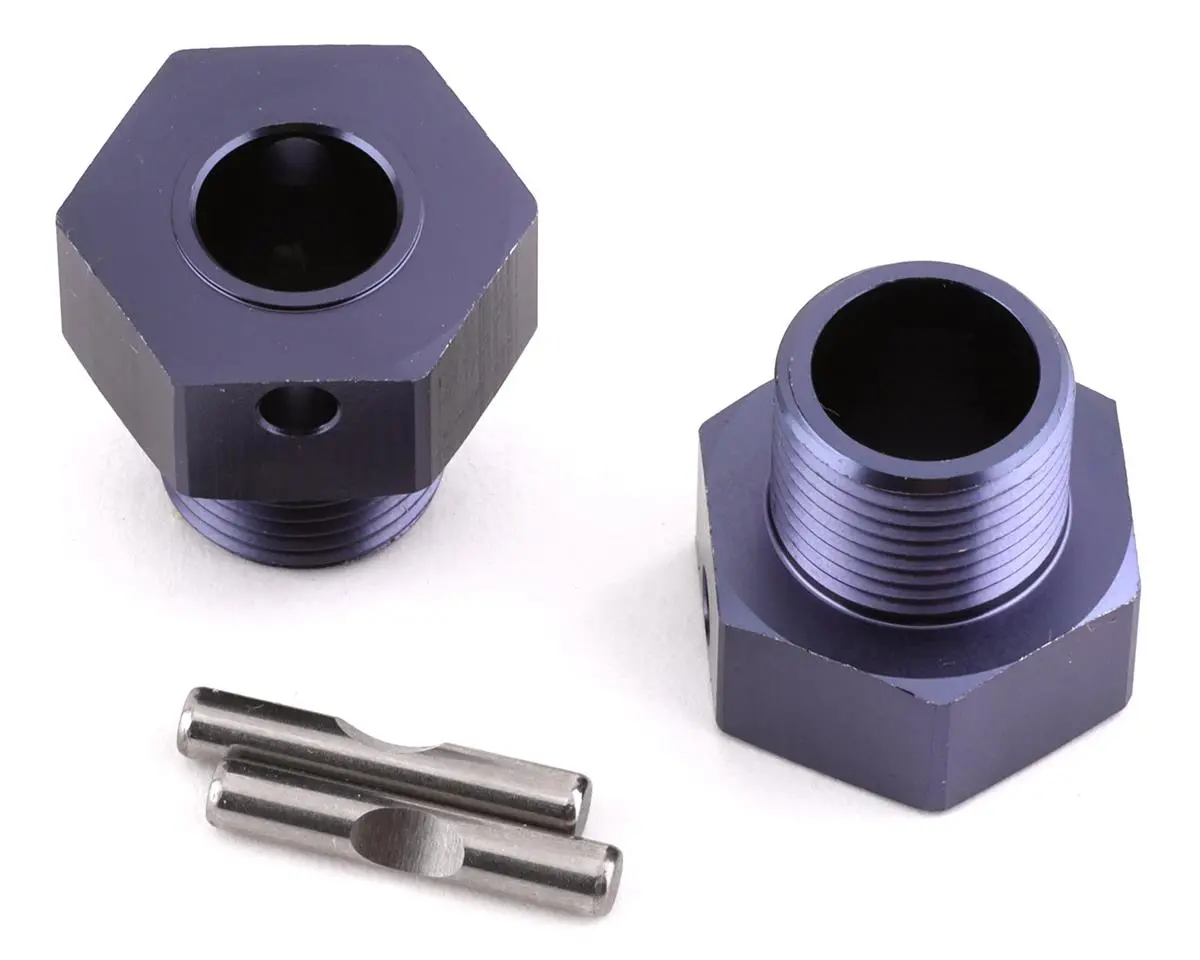 Tekno Rc Et/Nt48 2.0 Aluminum 17Mm Hex Wheel Hub Set (Gun Metal) (2) (+4Mm Offset) 1