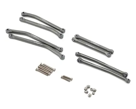 Treal Hobby Axial Scx30 Aluminum High Clearance Suspension Links Set (Grey) 1