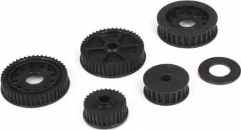 Tlr Drive & Differential Pulley Set 22-4 1