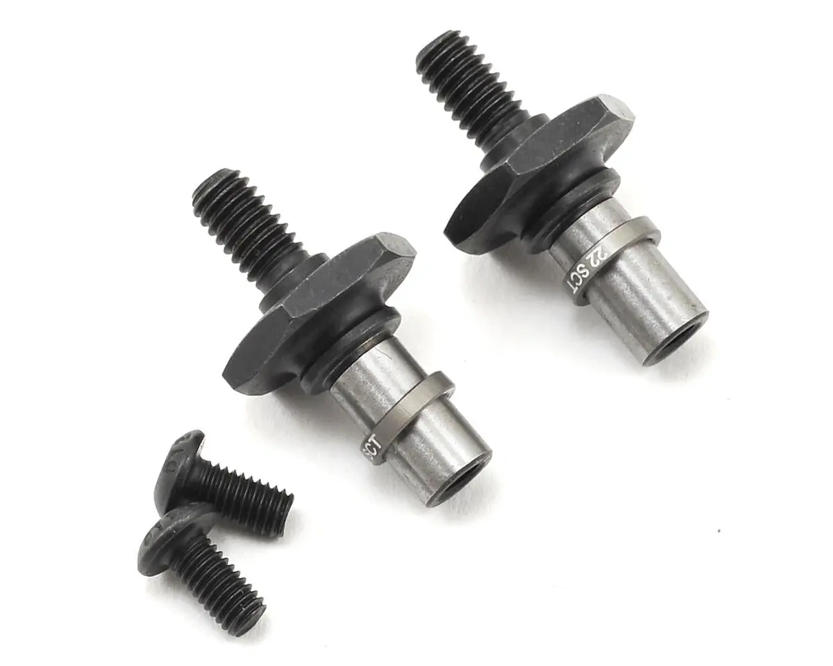 Team Losi Racing 12Mm Hex 22Sct 3.0 Front Axle Set 1
