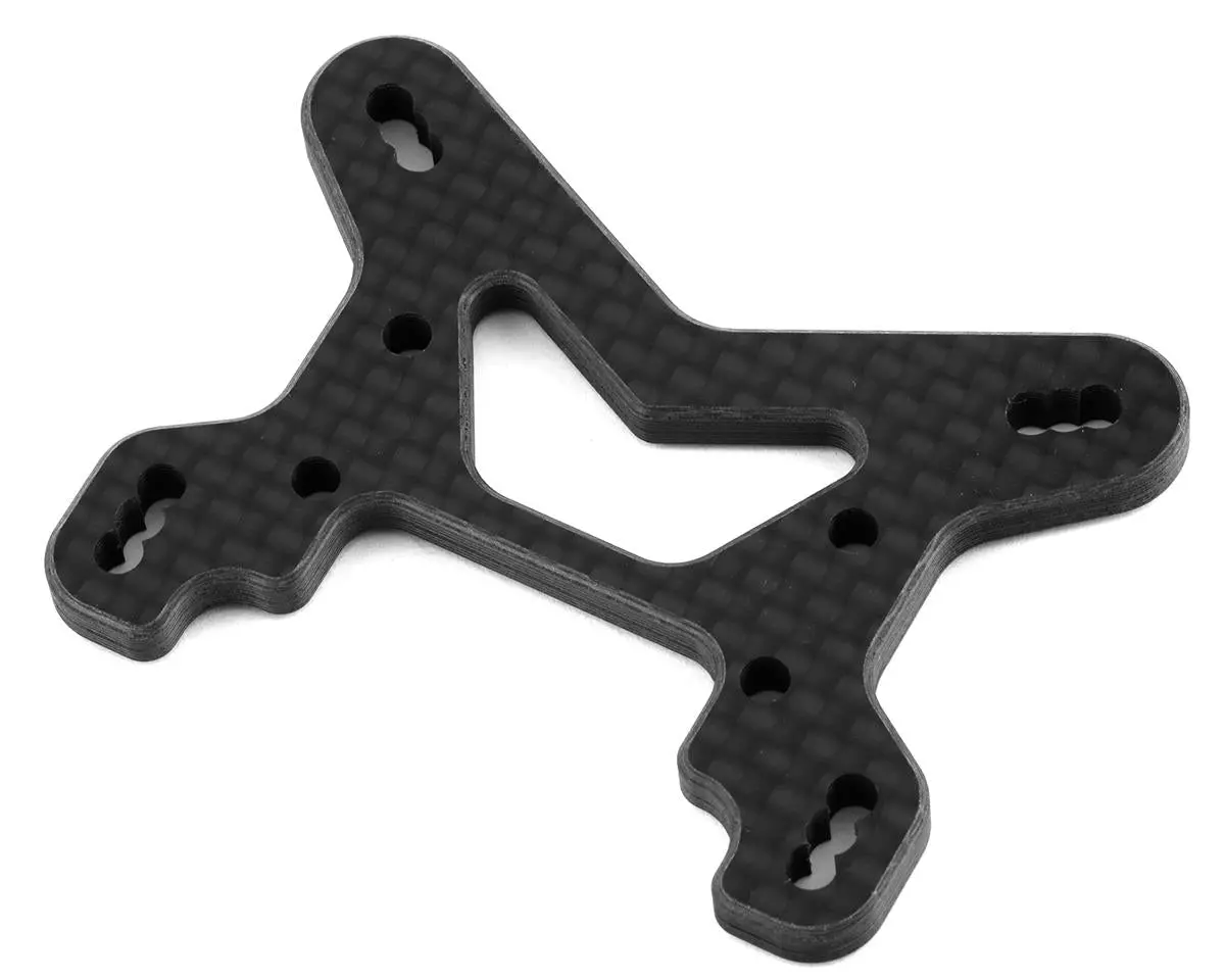 Team Losi Racing 22X-4 Elite V2 Carbon Front Shock Tower 1