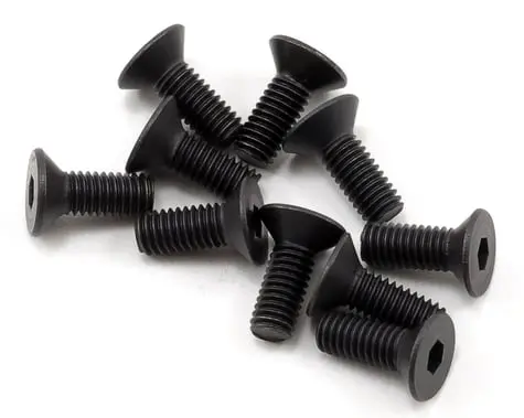 Team Losi Racing 3X8mm Flat Head Screws (10) 1