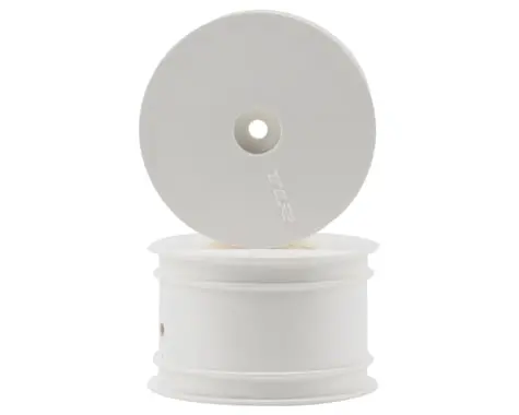 Team Losi Racing 12Mm Hex 1/10 Rear Buggy Wheels (White) (2) (22 3.0/22-4) 1