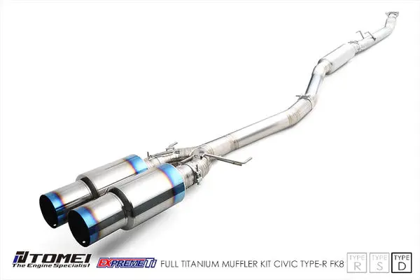 Tomei 2017-2021 Honda Civic Type R Expreme-Ti Titanium Type-D Exhaust 1