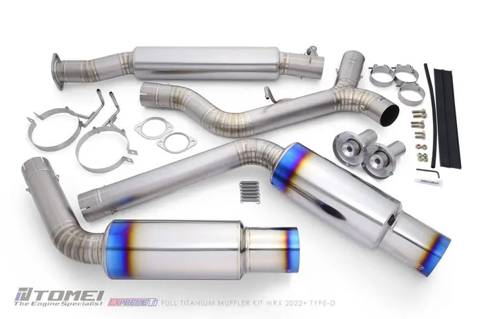 Tomei Expreme Titanium Dual Exit Catback Type-D - Fits 2022-2024 Subaru Wrx 1