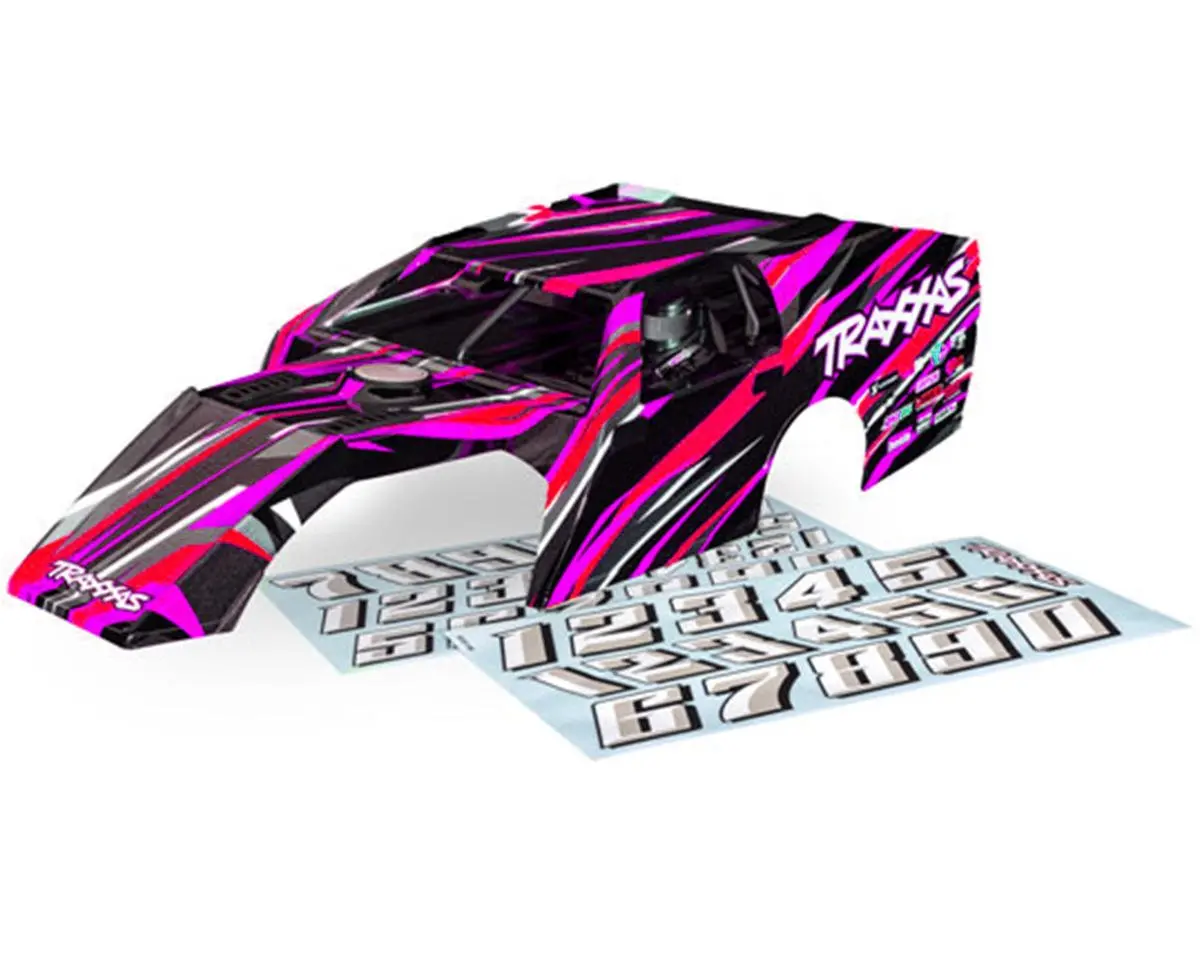 Traxxas Slash™ Modified 1/10 Pre-Trimmed Body (Clear) W/Decals 1