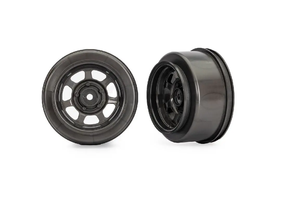 Traxxas Dirt Oval Gray Front Wheels (2) 1