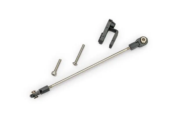 Traxxas Rudder Pushrod, Assembled/ Servo Horn/ 1
