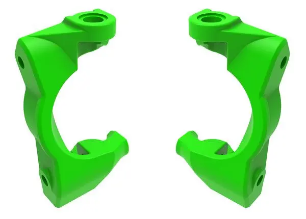 Traxxas Caster Blocks (C-Hubs), Left & Right (Green) 1