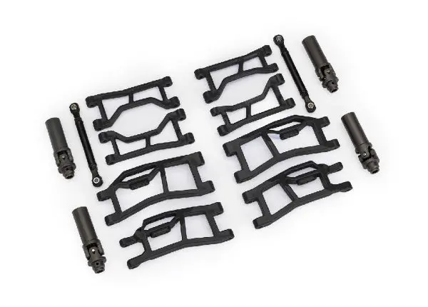Traxxas Suspension Kit, Mini Maxx Widemaxx, Black (Front&Rear) 1