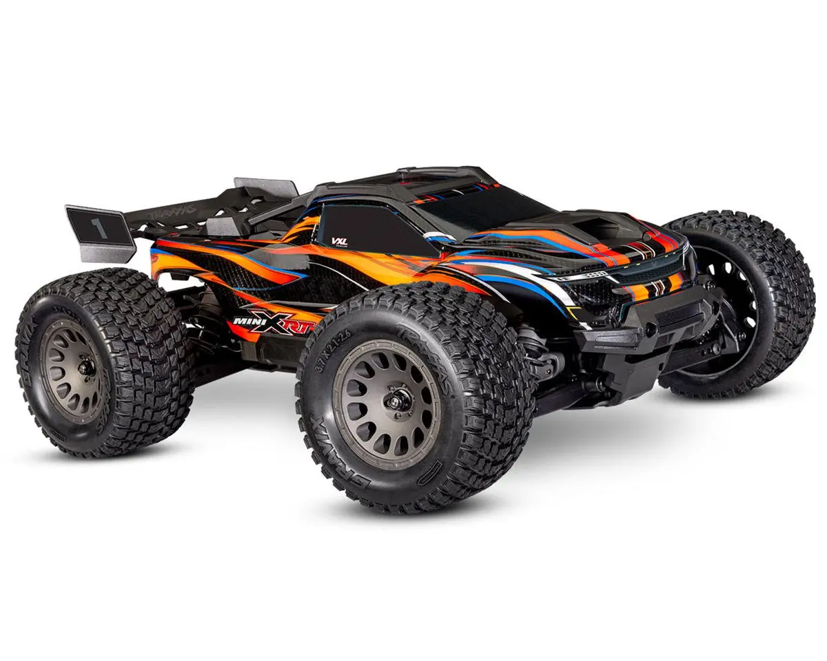 Traxxas Mini Xrt® Brushless 1/16 4Wd Rtr Monster Truck (Orange) W/Tqi 2.4Ghz Radio, Battery & Usb-C Charger 1