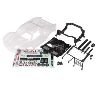 Traxxas Body, Mini Slash 4X4 (Clear)/Decal Sheet 1