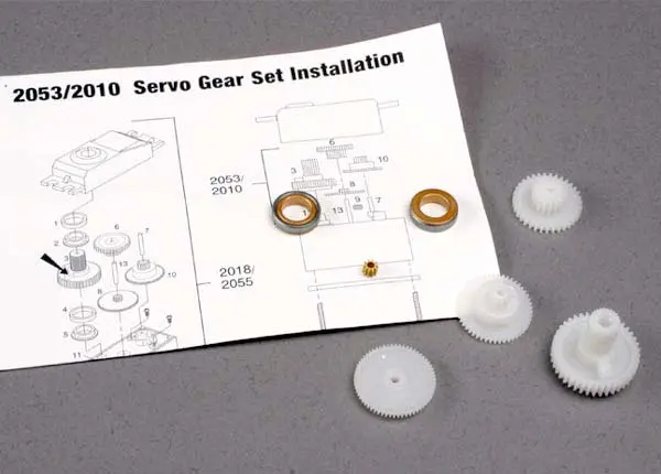 Traxxas Plastic Servo Gear Set (Tra2018) 1