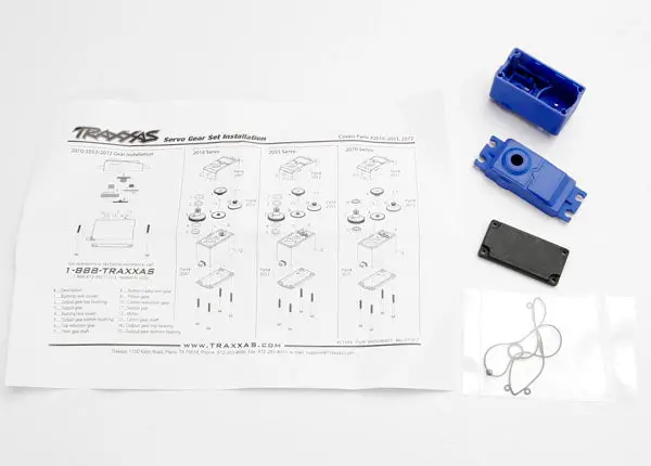 Traxxas Servo Case/Gaskets (For 2056 And 2075 Waterproof Servos) 1