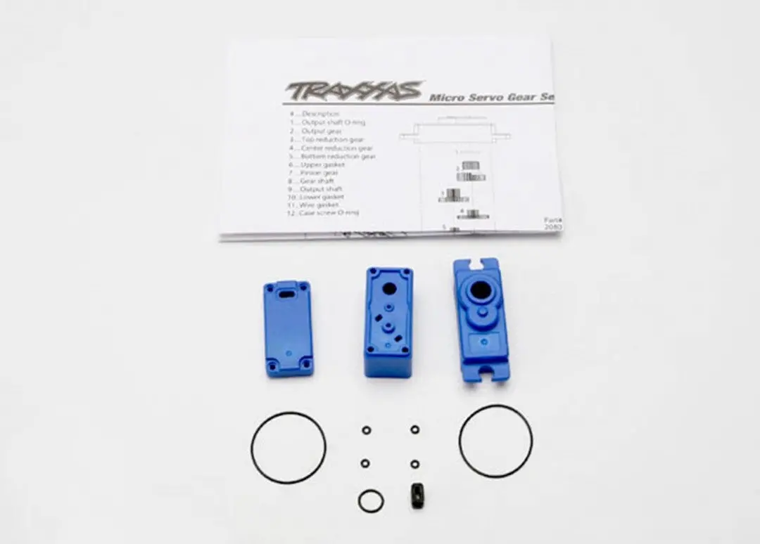 Traxxas Servo Case/Gaskets For Tra2080 Micro Waterproof Servo 1