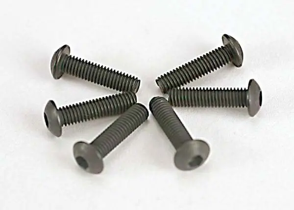 Traxxas 3X12mm Button Head Screws (Hex Drive) (6) 1