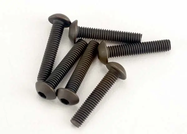 Traxxas 3X15mm Button Head Screws(Hex Drive) (6) 1