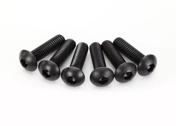 Traxxas Screws, 4X15mm Button-Head Machine (Hex Drive) (6) 1