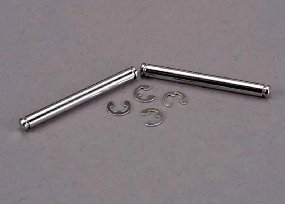 Traxxas Suspension Pins, 31.5Mm, Chrome With E-Clips (2) 1