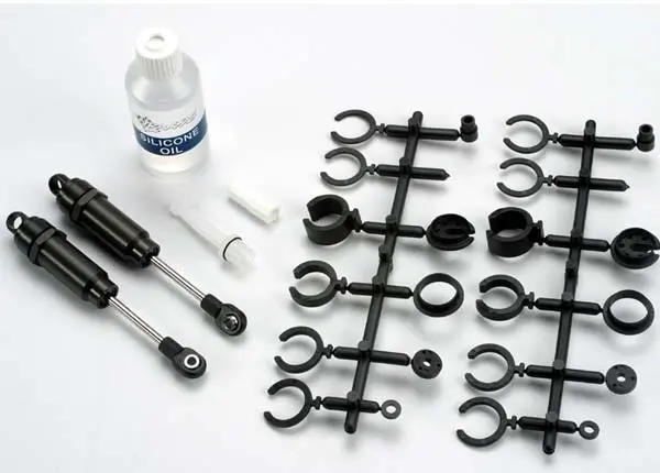 Traxxas Hard Anodized Ptfe Coated Big Bore Front Shock Set (Long) (2) 1