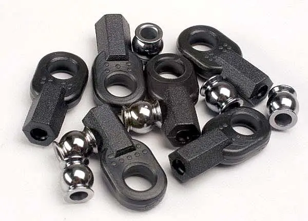 Traxxas Rod Ends, Long (6)/ Hollow Ball Connectors (6) 1
